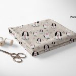 پارچه چاپی طرح بچگانه کد O120