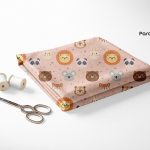 پارچه چاپی طرح بچگانه کد O86